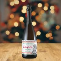 Personalised Me to You Holly Christmas Prosecco Extra Image 1 Preview